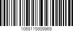 Código de barras (EAN, GTIN, SKU, ISBN): '1069115809969'