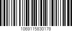 Código de barras (EAN, GTIN, SKU, ISBN): '1069115830178'