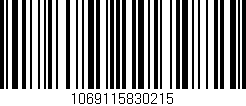 Código de barras (EAN, GTIN, SKU, ISBN): '1069115830215'