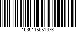 Código de barras (EAN, GTIN, SKU, ISBN): '1069115851876'