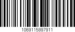 Código de barras (EAN, GTIN, SKU, ISBN): '1069115897911'