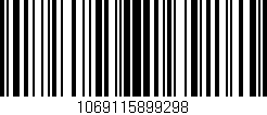 Código de barras (EAN, GTIN, SKU, ISBN): '1069115899298'