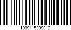 Código de barras (EAN, GTIN, SKU, ISBN): '1069115909812'