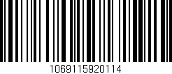 Código de barras (EAN, GTIN, SKU, ISBN): '1069115920114'