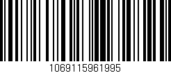 Código de barras (EAN, GTIN, SKU, ISBN): '1069115961995'