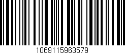 Código de barras (EAN, GTIN, SKU, ISBN): '1069115963579'