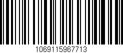Código de barras (EAN, GTIN, SKU, ISBN): '1069115967713'