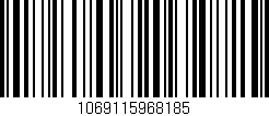 Código de barras (EAN, GTIN, SKU, ISBN): '1069115968185'
