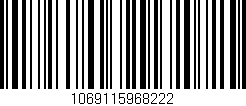 Código de barras (EAN, GTIN, SKU, ISBN): '1069115968222'