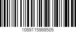 Código de barras (EAN, GTIN, SKU, ISBN): '1069115968505'
