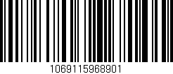 Código de barras (EAN, GTIN, SKU, ISBN): '1069115968901'