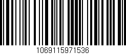 Código de barras (EAN, GTIN, SKU, ISBN): '1069115971536'