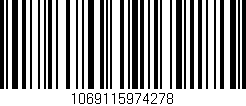 Código de barras (EAN, GTIN, SKU, ISBN): '1069115974278'