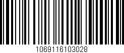 Código de barras (EAN, GTIN, SKU, ISBN): '1069116103028'