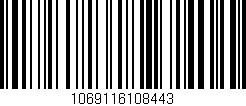 Código de barras (EAN, GTIN, SKU, ISBN): '1069116108443'