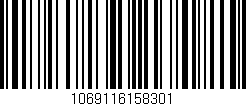 Código de barras (EAN, GTIN, SKU, ISBN): '1069116158301'