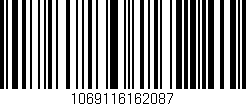 Código de barras (EAN, GTIN, SKU, ISBN): '1069116162087'