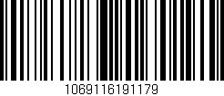 Código de barras (EAN, GTIN, SKU, ISBN): '1069116191179'