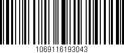 Código de barras (EAN, GTIN, SKU, ISBN): '1069116193043'