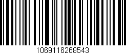 Código de barras (EAN, GTIN, SKU, ISBN): '1069116268543'