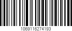 Código de barras (EAN, GTIN, SKU, ISBN): '1069116274193'