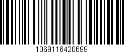 Código de barras (EAN, GTIN, SKU, ISBN): '1069116420699'