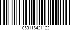 Código de barras (EAN, GTIN, SKU, ISBN): '1069116421122'