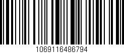 Código de barras (EAN, GTIN, SKU, ISBN): '1069116486794'