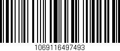Código de barras (EAN, GTIN, SKU, ISBN): '1069116497493'