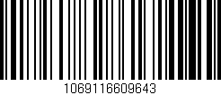 Código de barras (EAN, GTIN, SKU, ISBN): '1069116609643'