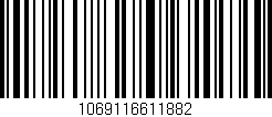 Código de barras (EAN, GTIN, SKU, ISBN): '1069116611882'
