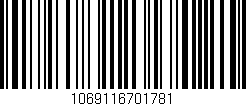 Código de barras (EAN, GTIN, SKU, ISBN): '1069116701781'