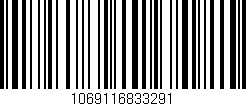 Código de barras (EAN, GTIN, SKU, ISBN): '1069116833291'