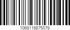 Código de barras (EAN, GTIN, SKU, ISBN): '1069116875079'