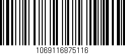Código de barras (EAN, GTIN, SKU, ISBN): '1069116875116'