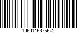 Código de barras (EAN, GTIN, SKU, ISBN): '1069116875642'