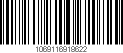 Código de barras (EAN, GTIN, SKU, ISBN): '1069116918622'