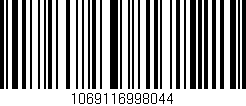 Código de barras (EAN, GTIN, SKU, ISBN): '1069116998044'