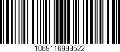 Código de barras (EAN, GTIN, SKU, ISBN): '1069116999522'