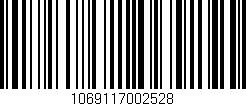 Código de barras (EAN, GTIN, SKU, ISBN): '1069117002528'