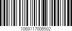 Código de barras (EAN, GTIN, SKU, ISBN): '1069117006502'