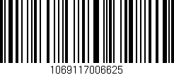 Código de barras (EAN, GTIN, SKU, ISBN): '1069117006625'