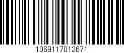 Código de barras (EAN, GTIN, SKU, ISBN): '1069117012671'