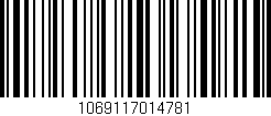 Código de barras (EAN, GTIN, SKU, ISBN): '1069117014781'