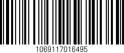Código de barras (EAN, GTIN, SKU, ISBN): '1069117016495'