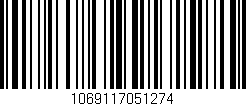 Código de barras (EAN, GTIN, SKU, ISBN): '1069117051274'