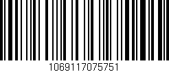 Código de barras (EAN, GTIN, SKU, ISBN): '1069117075751'