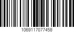 Código de barras (EAN, GTIN, SKU, ISBN): '1069117077458'