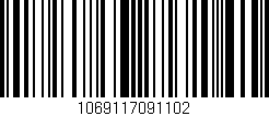 Código de barras (EAN, GTIN, SKU, ISBN): '1069117091102'