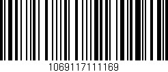 Código de barras (EAN, GTIN, SKU, ISBN): '1069117111169'